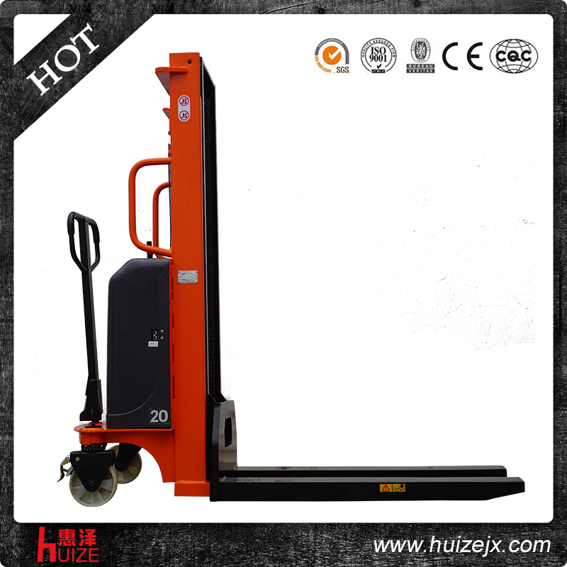 單門架半電動(dòng)堆高車 單門架半電動(dòng)堆高車