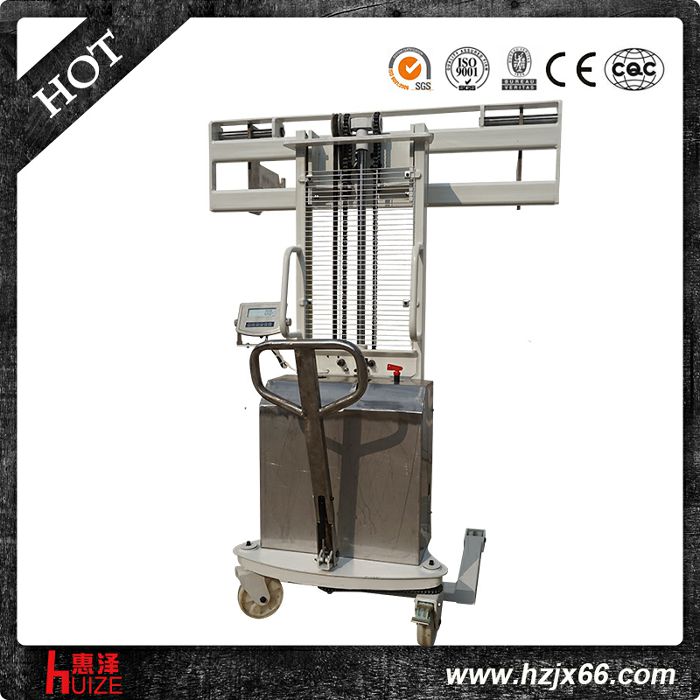 載重300kg半電動(dòng)稱重叉紙車 載重300kg半電動(dòng)稱重叉紙車