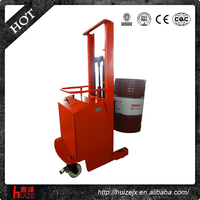 2半電動(dòng)配重油桶車（無底腿，只堆垛，不翻轉(zhuǎn)）