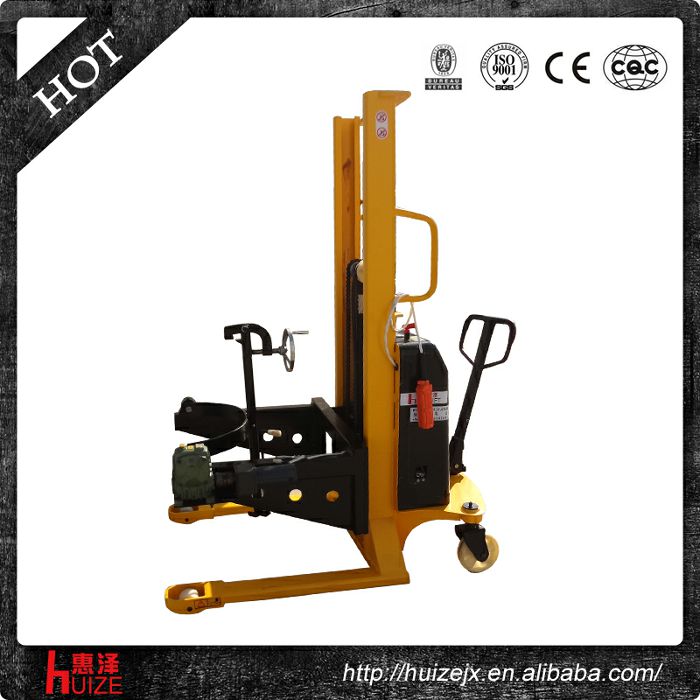 半電動可傾式油桶車手夾緊電翻轉 半電動可傾式油桶車手夾緊電翻轉